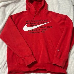 Red Nike Hoodie